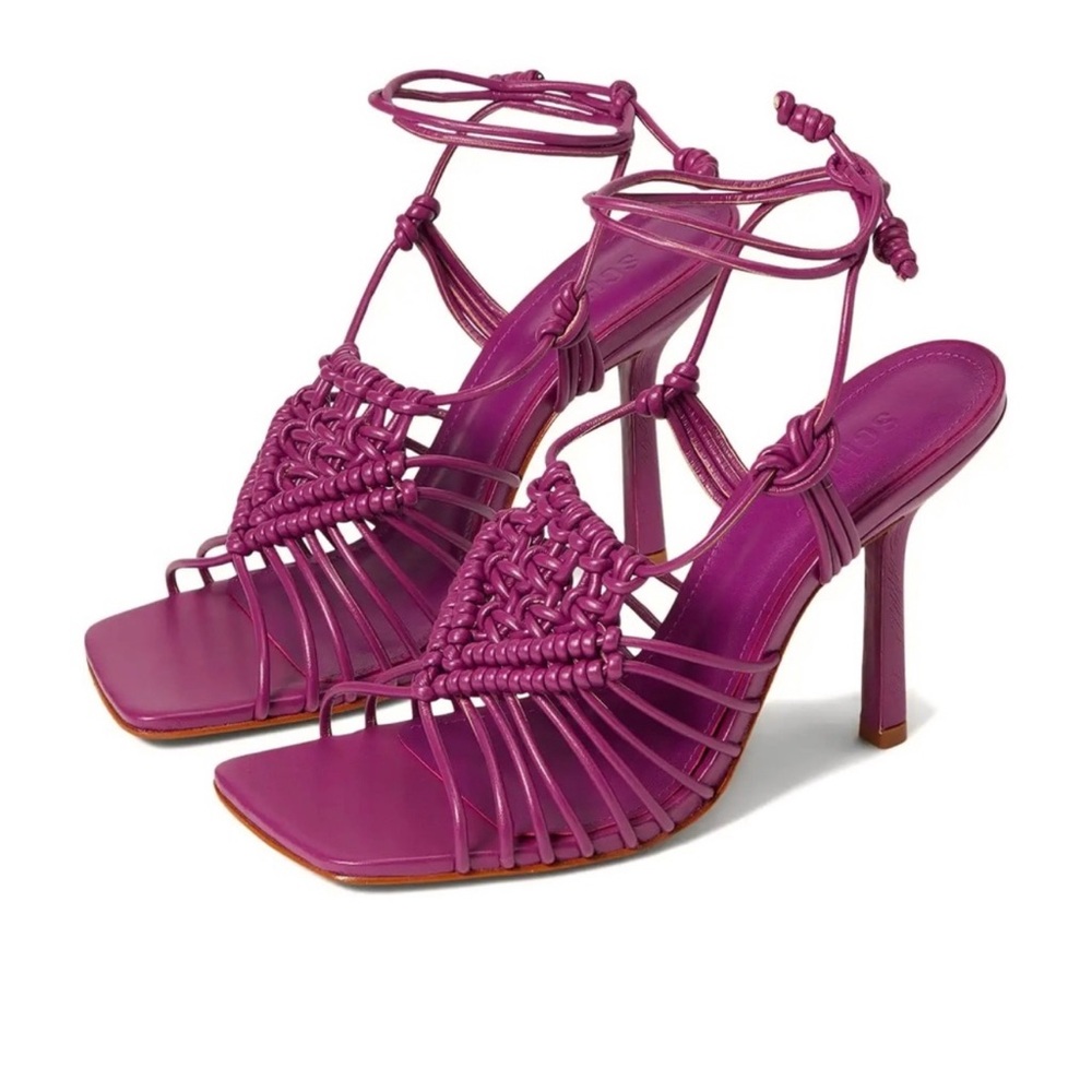 Adin Sandal Heel - Bright Violet